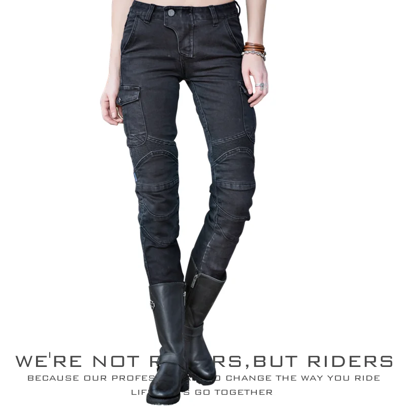 Женские свободные удобные мотоциклетные брюки уличные спортивные ArmyGreen для