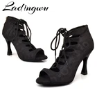 Женские туфли для латиноамериканских танцев, с регулируемой шириной