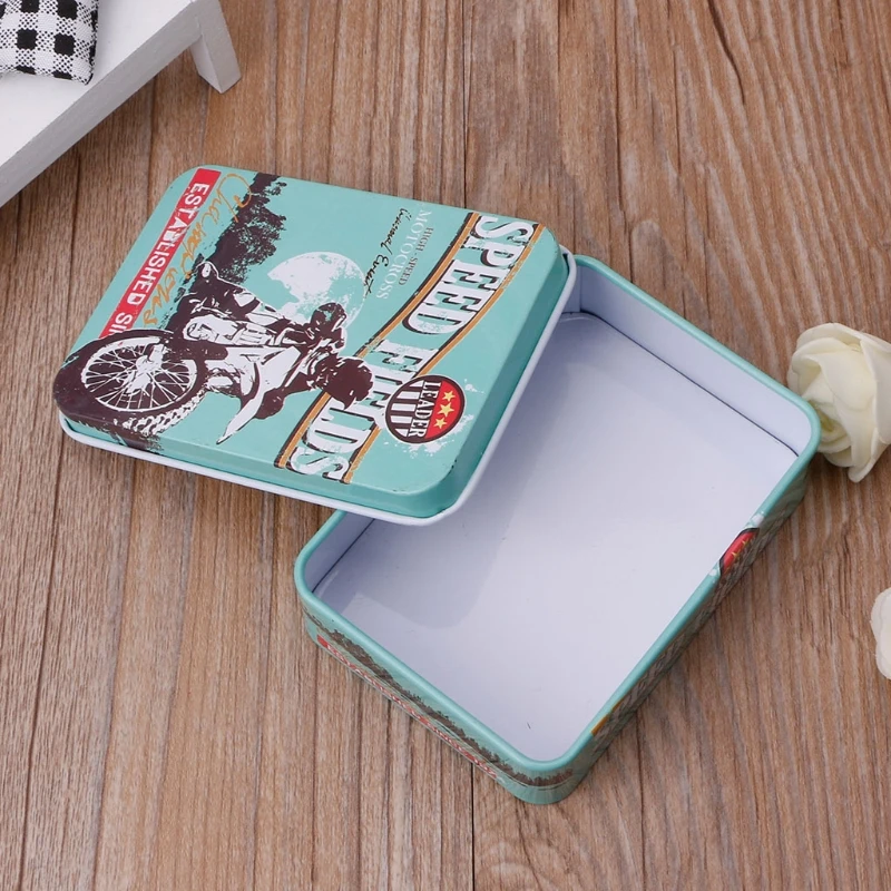 Металлическая мини-коробка для хранения конфет ювелирных изделий | Дом и сад