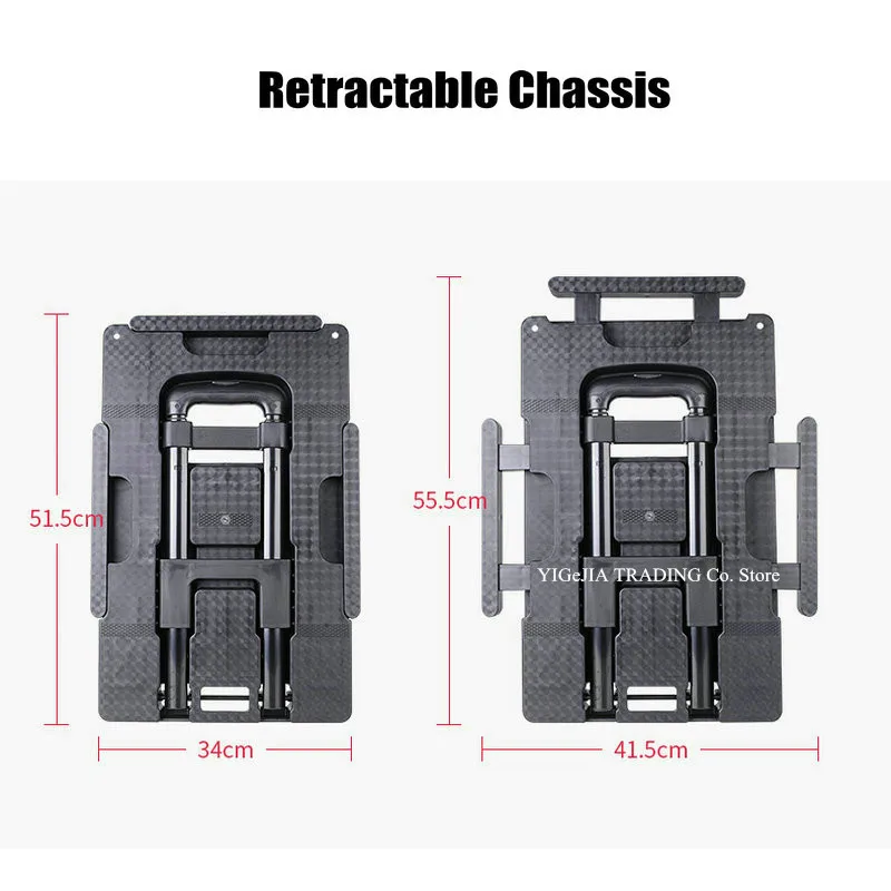 Портативный ручная тележка для покупок 5 круглых коробок прочная конструкция