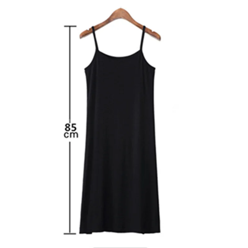 

Solid Color Dungaree Dress Women's Summer Dress Mid-Length Slip Nightdress Women's Summer Bottom Skirt