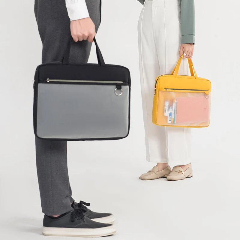 Multi-functional A4 Document Bags Filing Products Portable Waterproof Polyester  Storage Bag for Notebooks Pens Computer