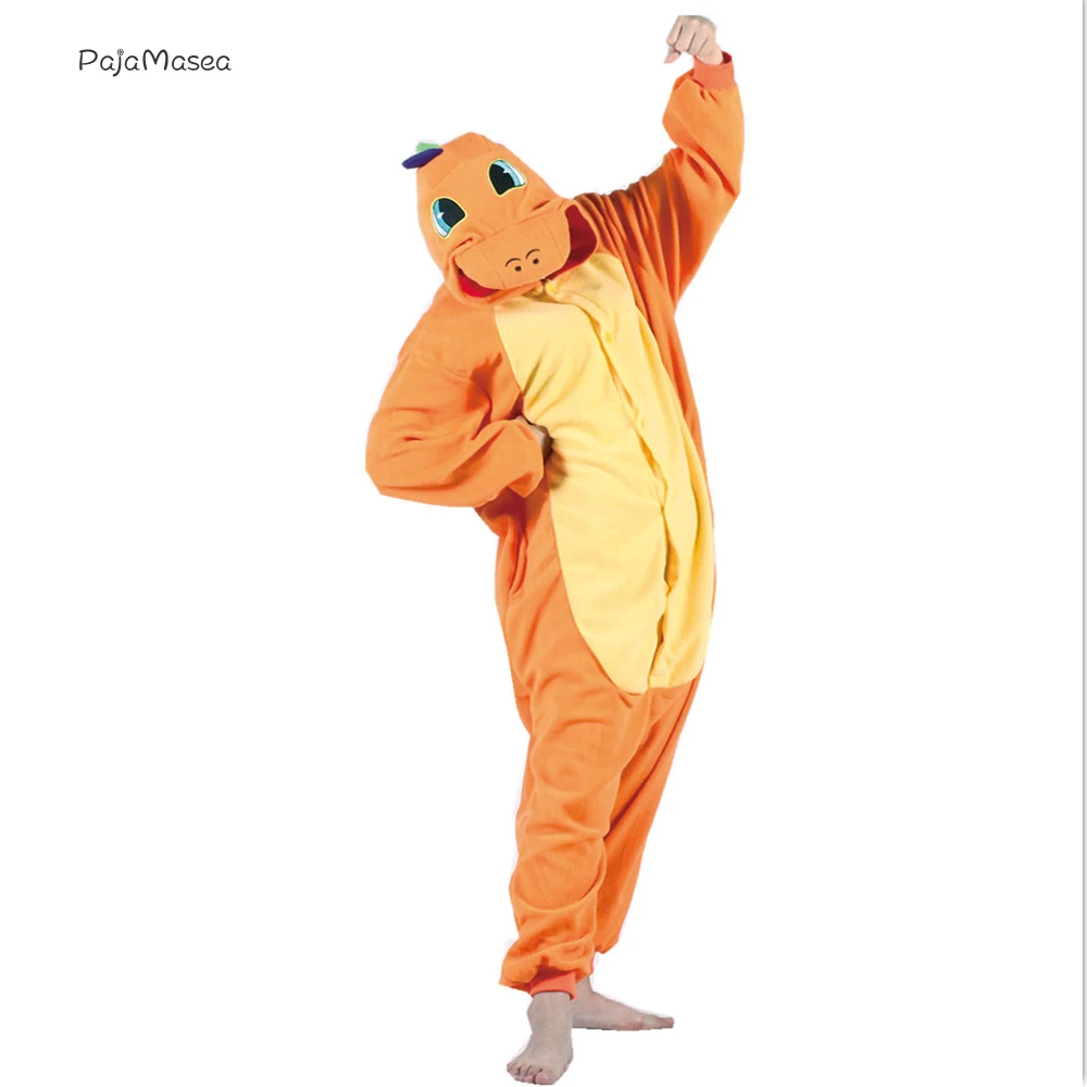 Пижама-комбинезон для мужчин и женщин Слитная с разноцветными мультяшными