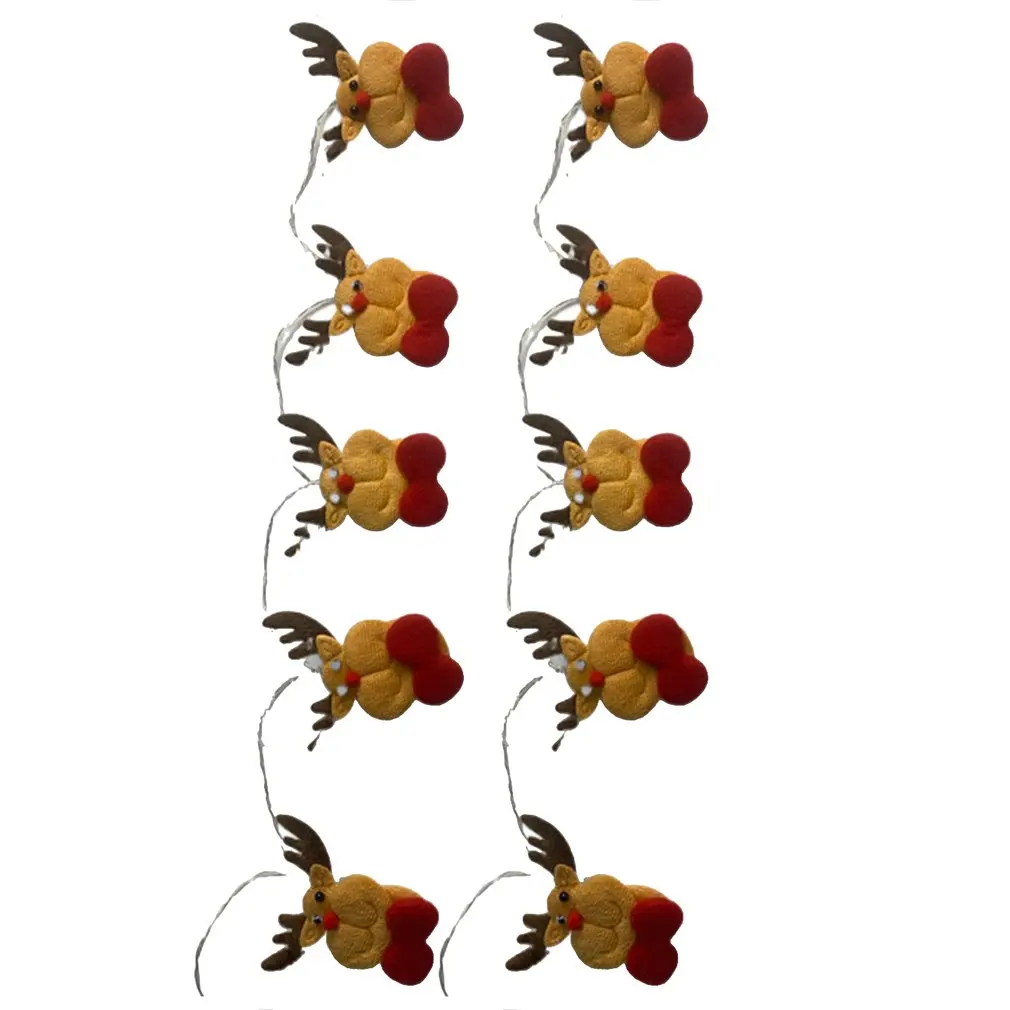 

Christmas Light String Elk Plush Muppet Pendant Holiday Decoration Small LED Light Waterproof Outdoor Indoor Decoration