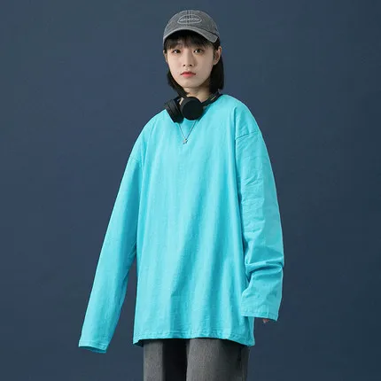 

han Women's T-shirt 2021 new loose T-shirt with a bottoming shirt top