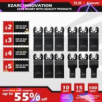 ezarc 12pc oscillating multitool blades set precision for wood and metal oscillating saw blades kit for quick release multi tool