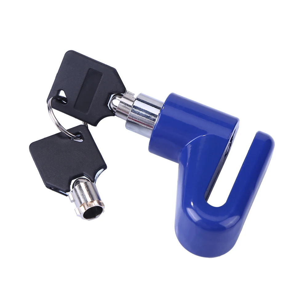 Blue Brake Lock Противоугонные колеса дисковые тормоза замок для скутера для Xiaomi Mijia M365 электрический скутер аксессуары велосипедный замок безопасности со стальной проволокой - Цвет: Blue Brake Lock