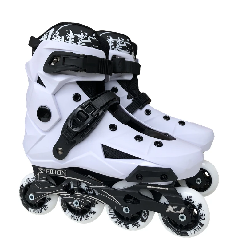 Оригинальные Встроенные коньки FIHON скольжение Слалом обувь для катания на