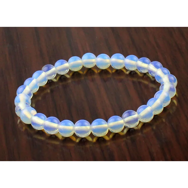 STENYA браслет с белым опалом и луной растягивающийся шнур эластичное драгоценное