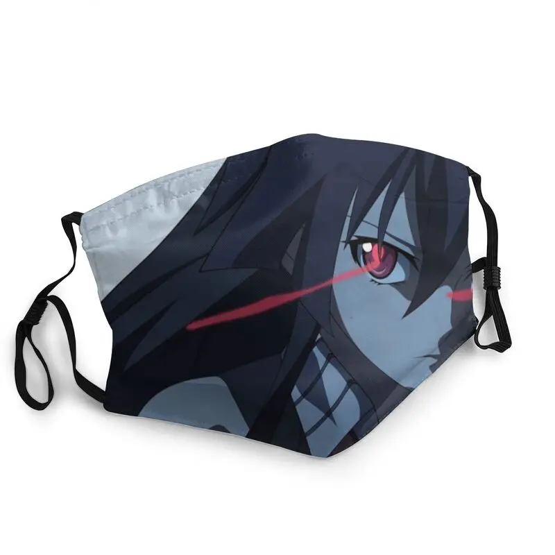 

Неодноразовая маска для лица с ужасами Akame Ga Kill, японская аниме манга, Пыленепроницаемая защитная крышка, респиратор, маска для рта