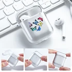 Чехол для Apple Airpods 3 силиконовый прозрачный футляр наушники Funda Airpods Pro Airpod 2 1 Airpods Pros защитный чехол с бабочкой