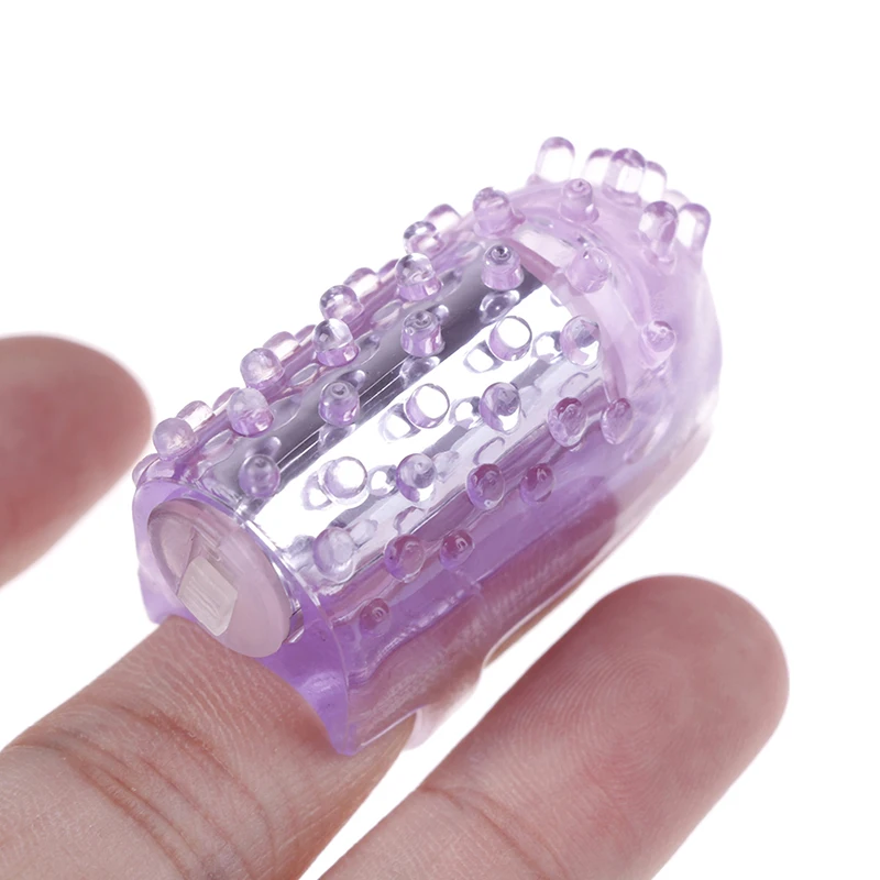 Секс-игрушки фаллоимитатор надеваемый на палец Вибратор для взрослых женщин