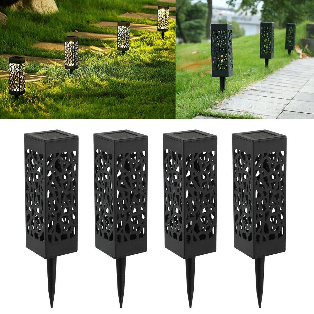 

Led Solar Light For Garden Decoration 4pcs Lawn Lamp Outdoor Home Pathway Bulb Light Sensor Waterproof Street Lamp
