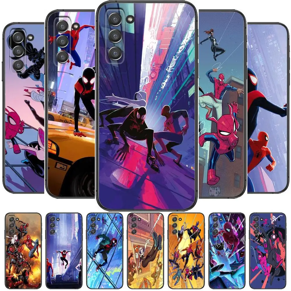 

Many spidermans 5G smartphon phone case For samsung S21 Ultra case galaxi S21 Plus S5 S7 S8 S9 S10e S20FE Note10 lite soft cover