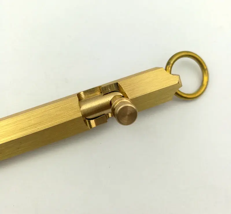 Латунь Медь Металл Мини Болт действие гелевая ручка Брелоки Подвеска мужские