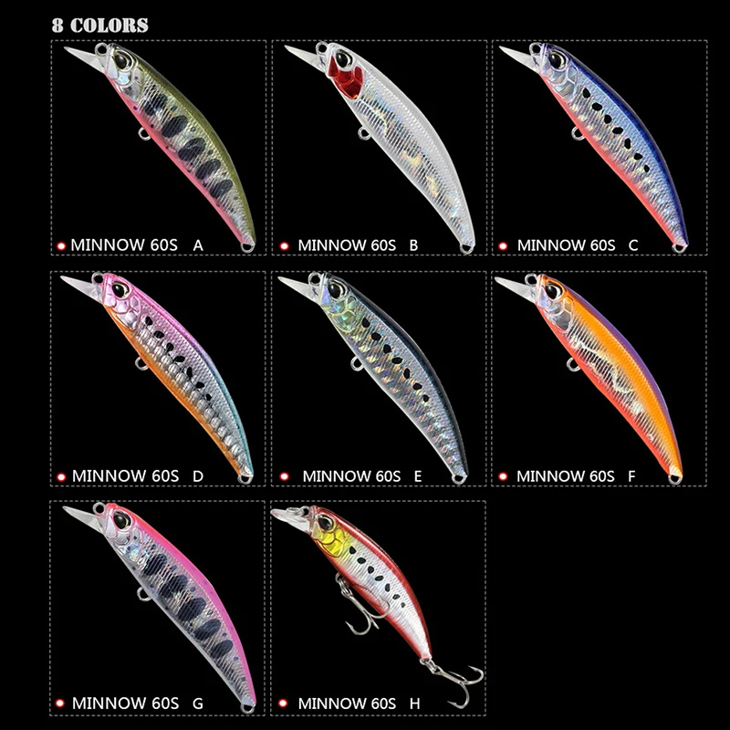 

60mm 6.5g fishing lure Mini swimbait japan fishing tackle bass lures hard bait