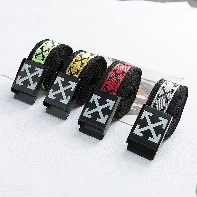 

unisex belt Korean style trendy personality canvas hipster casual simple men's cloth belt 110cm