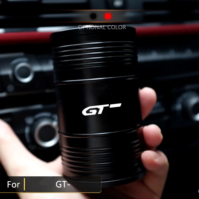 

Suitable For GT- Car Standard Aluminum Alloy Ashtray Portable Car Ash Rack With Rotating Cover
