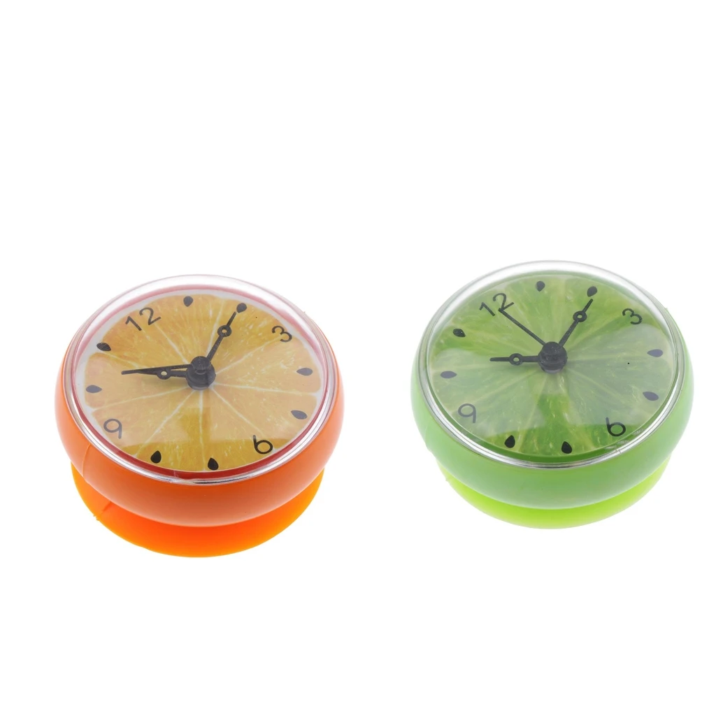 Миниатюрные водонепроницаемые часы для душа на присоске будильник таймер ванной