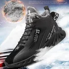 Мужские кроссовки из хлопка; Зимняя Мужская модная повседневная обувь; Трендовая Спортивная хлопковая обувь; Теннисные кроссовки на толстой подошве