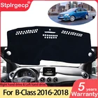 Противоскользящий коврик для Mercedes Benz B-Class W246, накладка на приборную панель, козырек от солнца, аксессуары для автомобиля B-klase B160, B180, B200, 2016, 2018