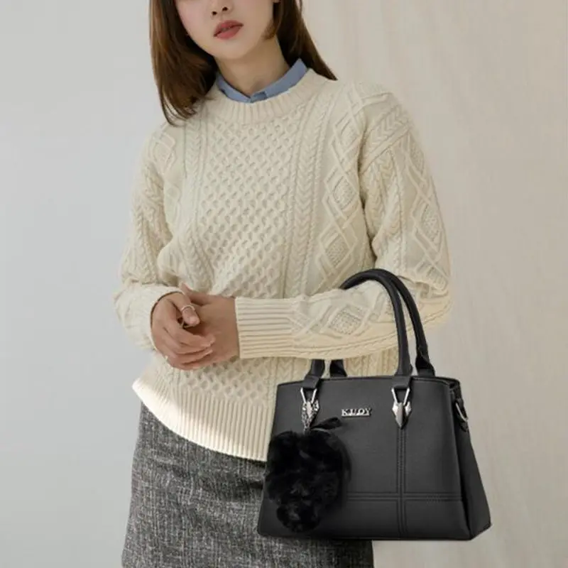 

Fashion brand new women solid totes flowers pendant shell handbag hotsale lady party purse messenger shoulder crossbody bags