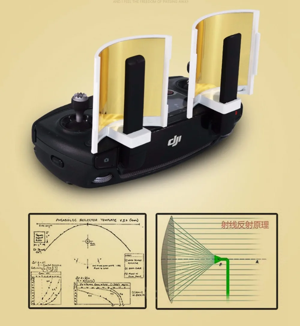 Пульт дистанционного управления усилитель сигнала антенна для DJI MAVIC PRO AIR Spark Drone