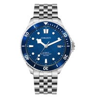 nh35 automatic mechanical wristwatch 40mm men clock luxury corgeut brand sapphire luminous 100m waterproof watch reloj hombre