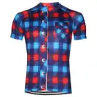 Веломайка HIRBGOD 2020 в клетку, мужская летняя велосипедная рубашка с коротким рукавом, быстросохнущая дышащая одежда для велоспорта, HK401