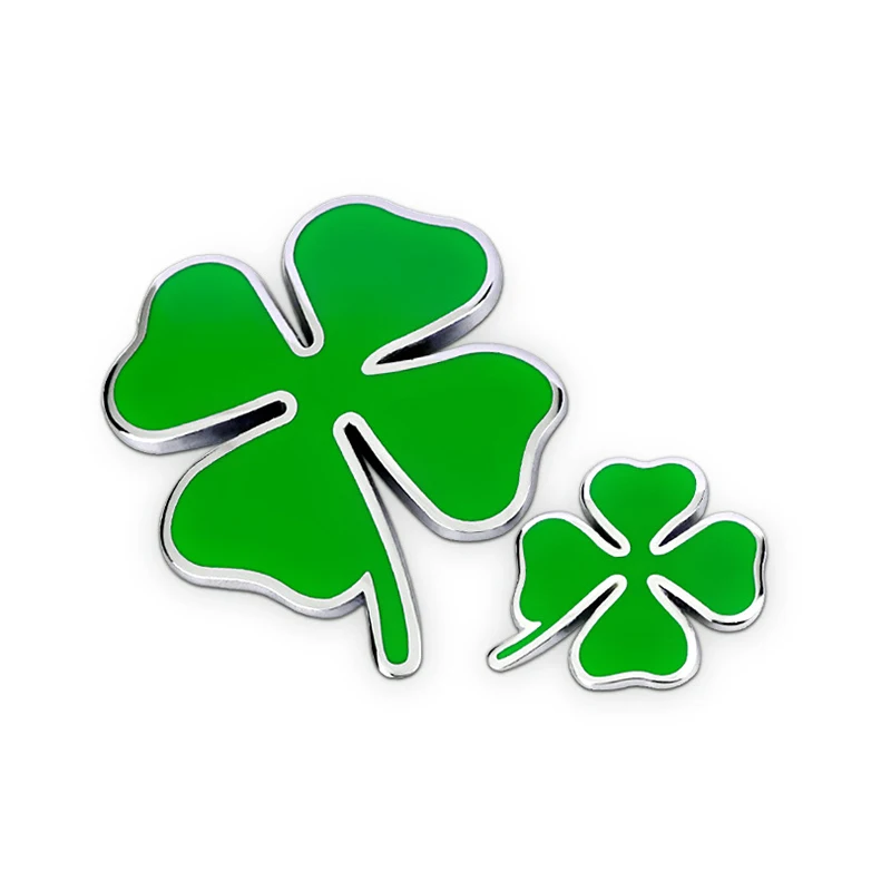 

1pcs Four Leaf Clover MetalFront Grille Emblem For Audi A4 Opel Astra G Bmw F20 Peugeot 407 Toyota Vauxhall Jaguar Ducati