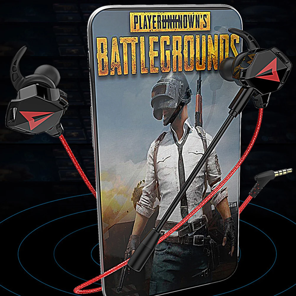 Наушники вкладыши G5 с разъемом Type C проводная гарнитура для PUBG Gamer игровые Hi Fi