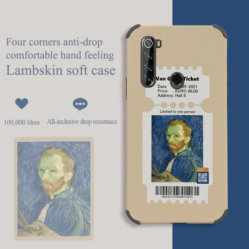 

Celebrities In Oil Painting Phone Case For Xiaomi Redmi Note 8 8Pro Pro Liquid Silicone Cover