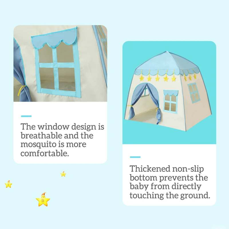 Складная детская палатка детский игровой домик большая комнатная с цветущими