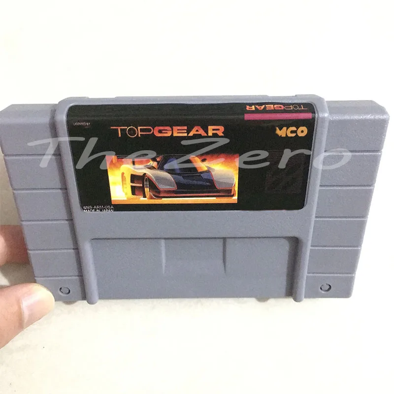 Топ шестерни США Версия для 16 бит карточная игра чернильного картриджа NTSC игры |