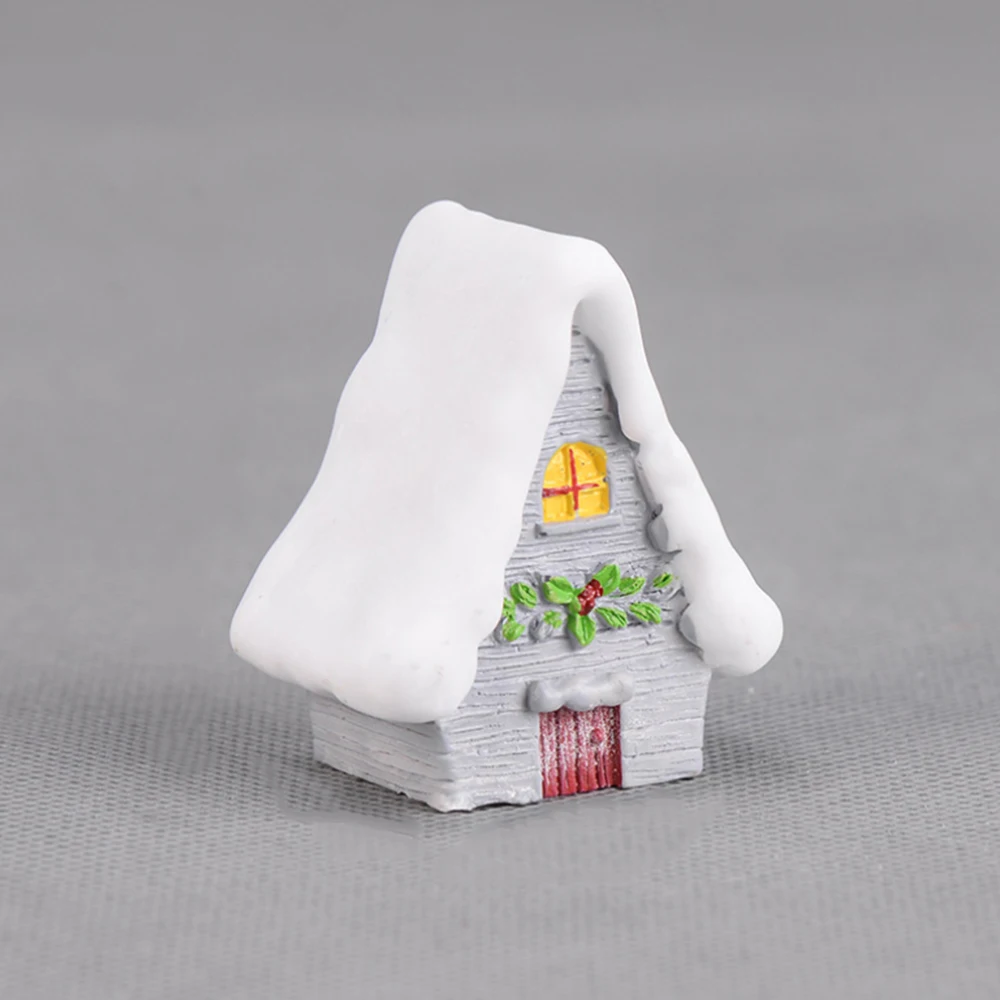 2019 новый милый Праздничный Рождественский домик микро Снежный пейзаж домашние