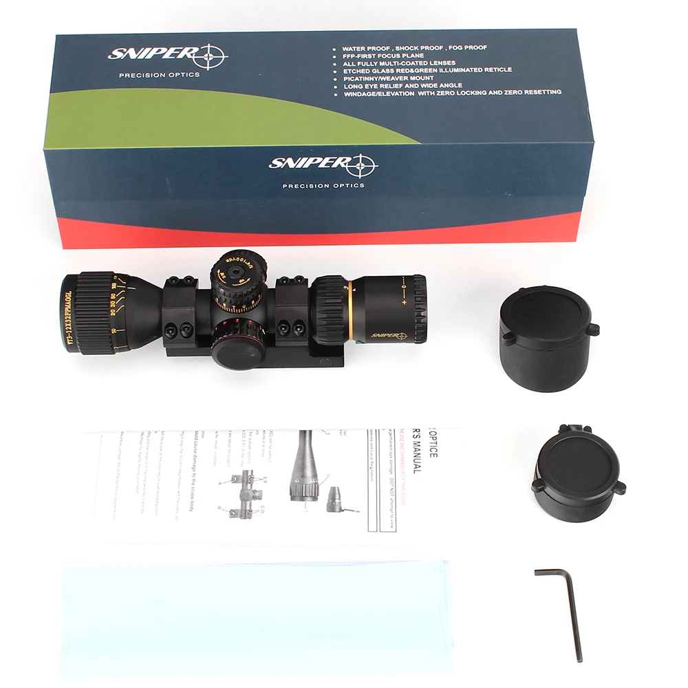 Снайперский винтовочный прицел VT 3-12X32 фотомагнитный 4-20X50 / 4-16X40/4 5-18X44 FFP