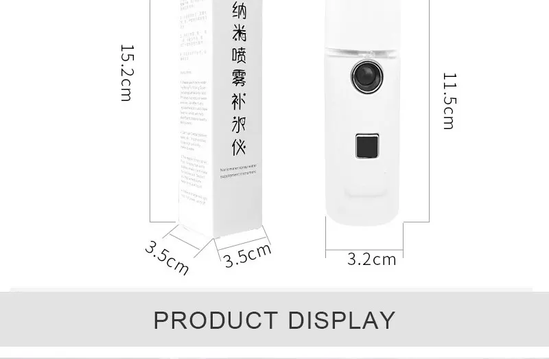 Portable Nano Mist Sprayer Facial Body Nebulizer Steamer Moisturizing and Skin Care Mini 30ml Face Spray Beauty Instruments