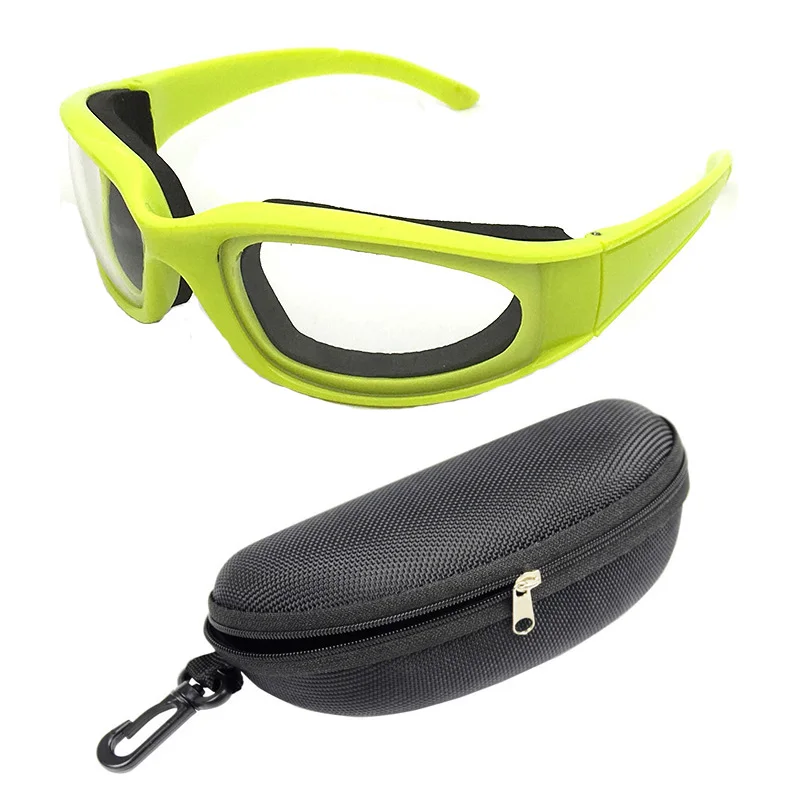 

Unisex Tear Proof Cut Onion Goggles Glasses Built In Sponge Kitchen Slicing Eye Protection Workplace Safety Windproof Anti-sand