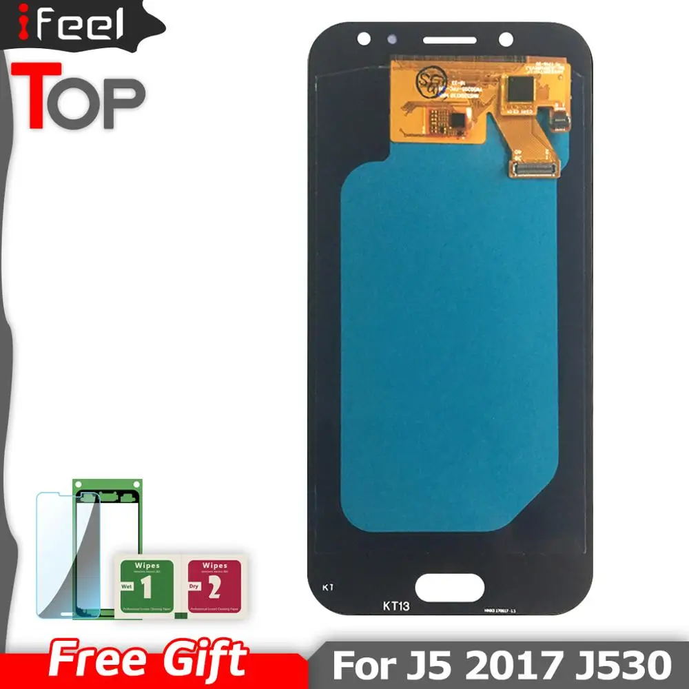 100% протестированный рабочий AMOLED ЖК для Samsung Galaxy J5 2017 j530 J530F дисплей кодирующий