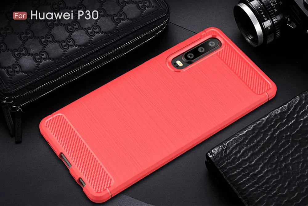 Для Huawei P30 Lite чехол из углеродного волокна противоударный чехол для телефона для Huawei P 30 Lite P30 Pro Чехол полная защита бампер