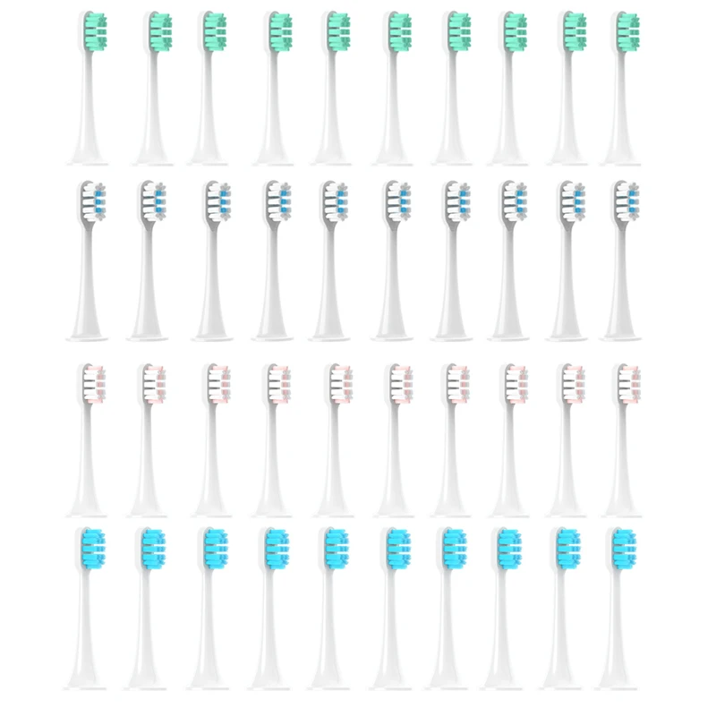 

Brush Head Replacement for Xiaomi MIJIA T300/T500/T700 Sonic Electric Toothbrushes UV-c Sterilized Bristle Seal Packing with Cap