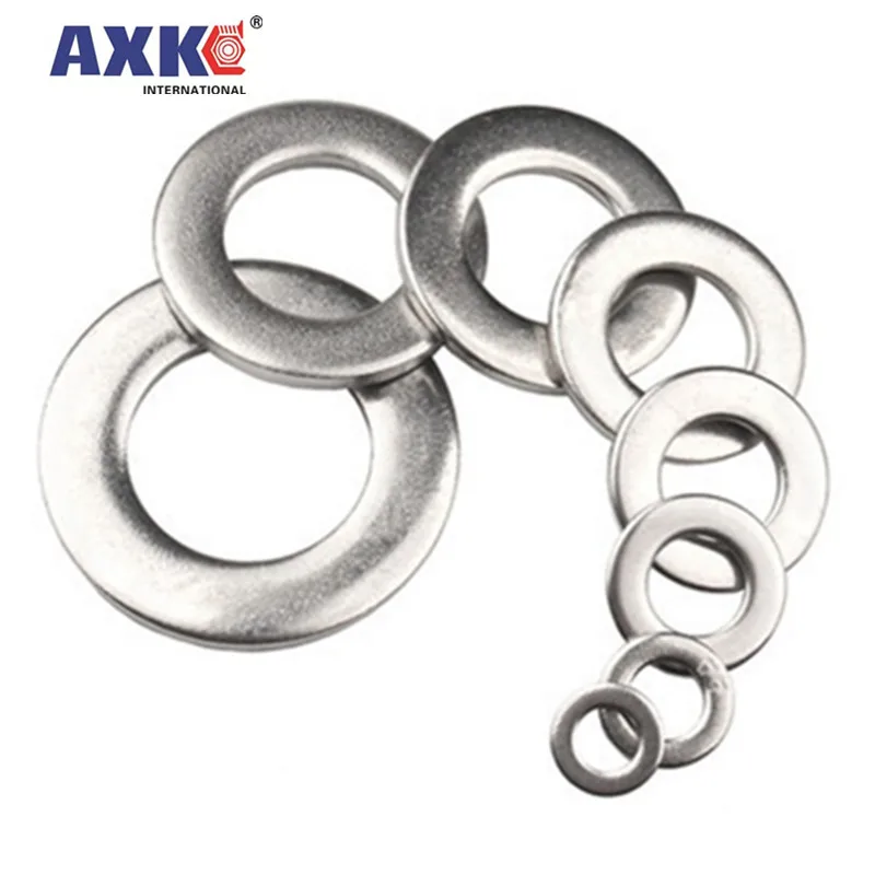1/100X M2.5 M3 M3.5 M4 M5 M6 M8 M10 M12 M14 M16 A2-70 304 Stainless Steel Large Size Oversize Big Wider Flat Washer Plain Gasket |