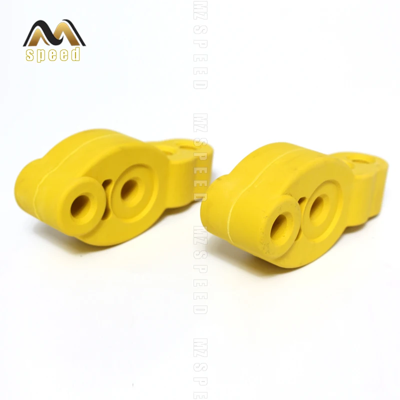 Автомобильные аксессуары 2 шт. 4 отверстия желтые Универсальные выхлопные трубы