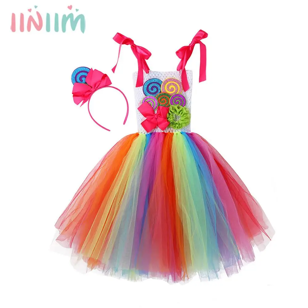 Детские 3D Цветочные аппликации в виде леденца для девочек|Комплекты одежды