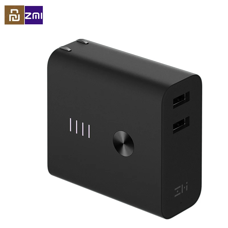 Быстрое зарядное устройство Youpin ZIMI QC 3 0 5 в А настенное 2 1 и внешний аккумулятор 6500