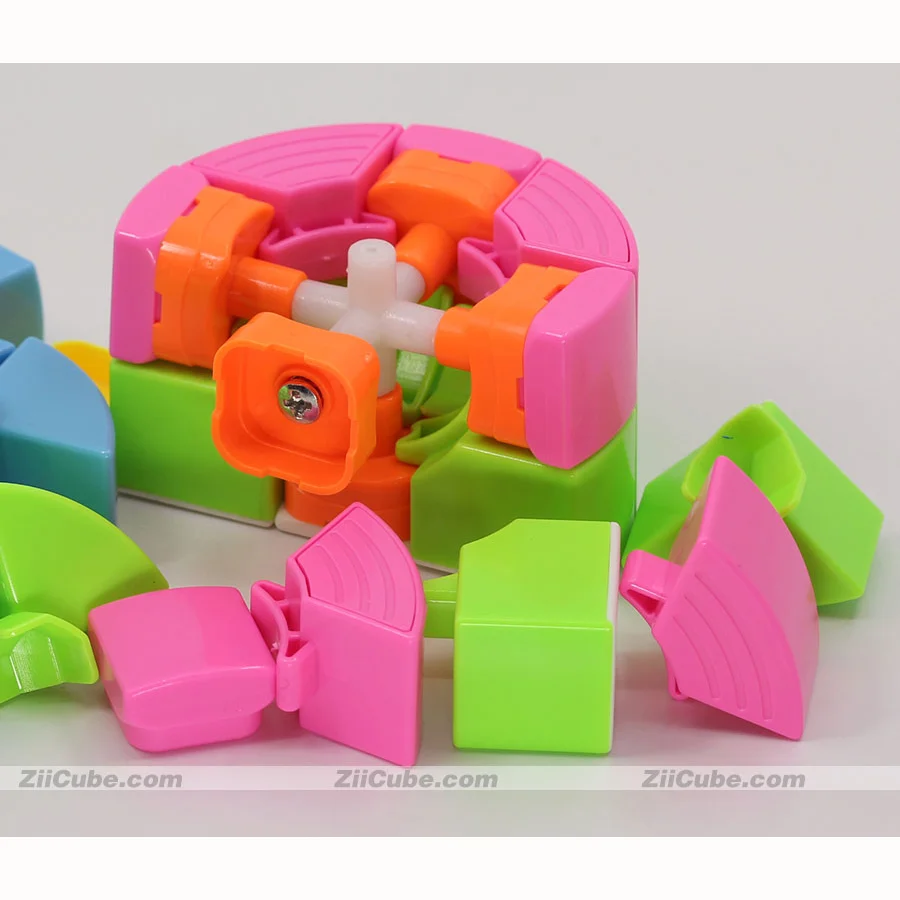 

Magic Cube Ziicube Cubes Cylinder 3x3x3 cylindrical Shaped Puzzles 3x3 Professional Educational Toy Game Anti Stress Toys Game