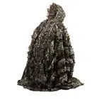 Наружный Камуфляжный костюм Ghillie с 3D листьями, пончо для фотосъемки, камуфляжная накидка, плащ, стелс, CS, охотничий пончо для леса, плащ