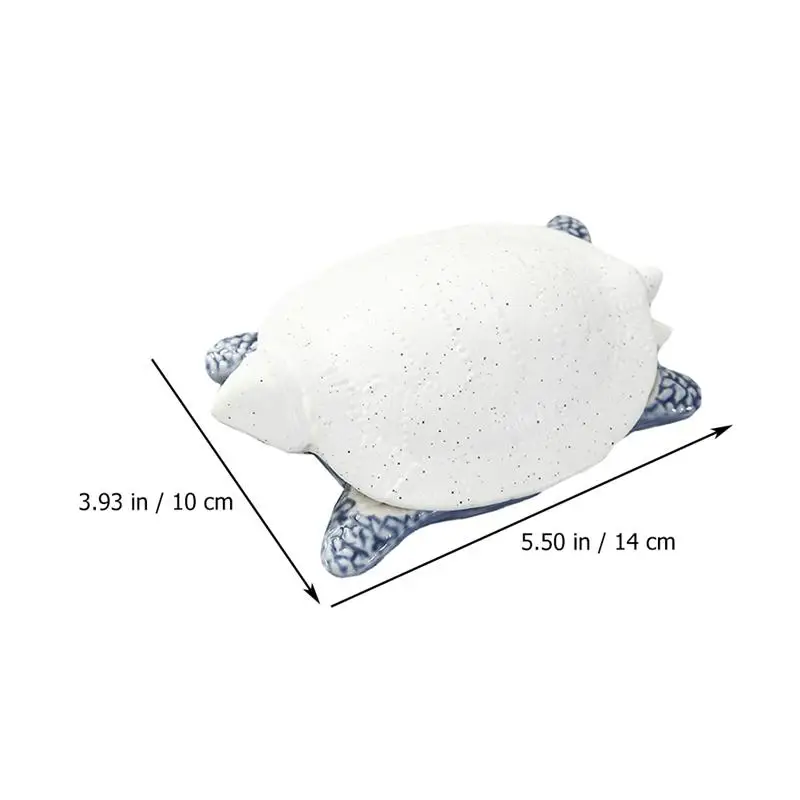 

Ceramic Tortoise Shape Storage Box Crafts Longevity Turtle Ornament Desktop Jewelry Cosmetic Storage Container