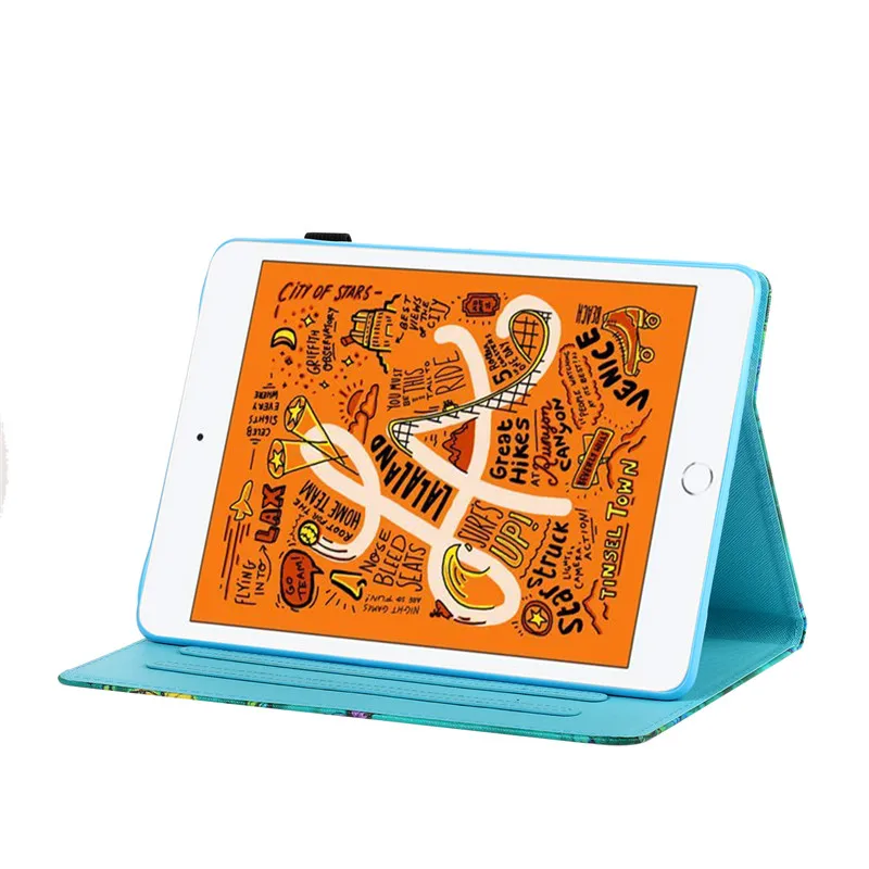 Чехол для iPad Mini 4 с милой пандой совой кошкой кожаным бумажником и подставкой