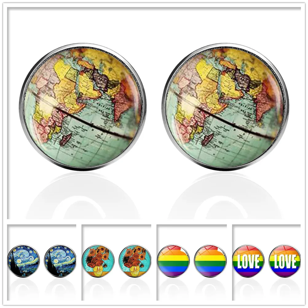 Мужские запонки в виде цветов с надписью Love | Украшения и аксессуары